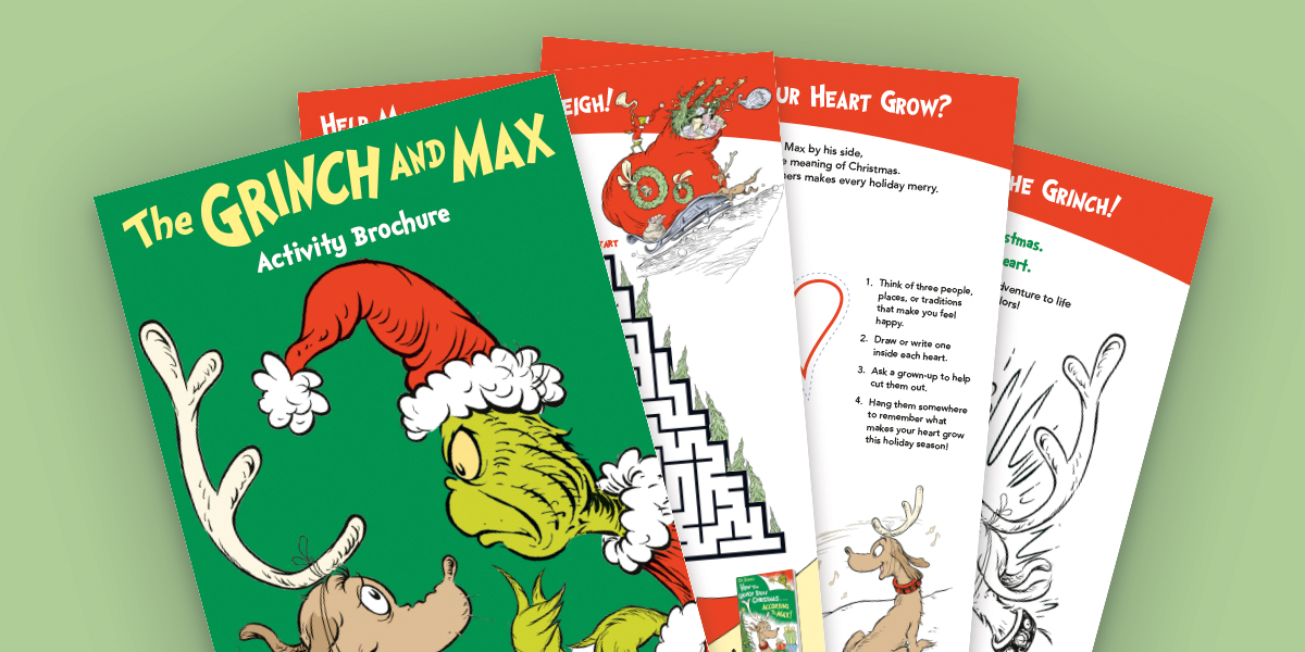 How the Grinch Stole Christmas . . . According to Max! Activities