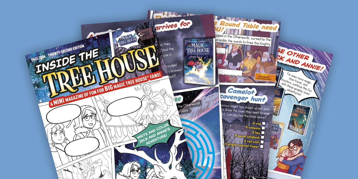 Magic Tree House Christmas in Camelot Mini Magazine