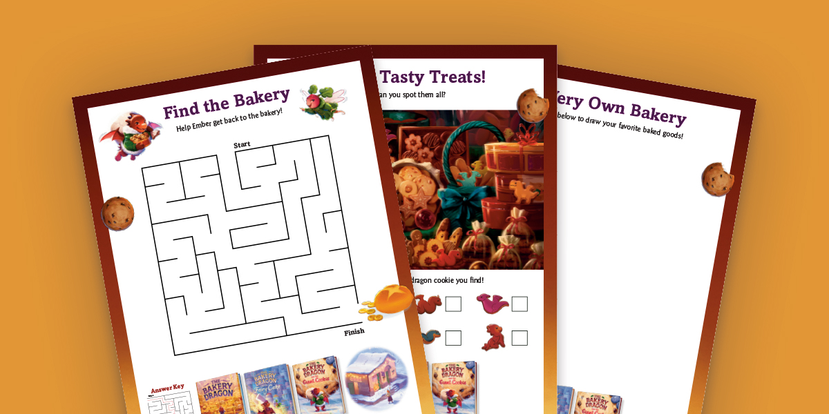 The Bakery Dragon and the Giant Cookie Activities